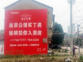 龙港墙体广告在乡镇、农村市场的媒体优势