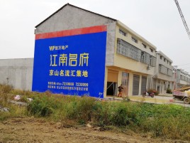 龙港农村墙体广告在不同形式上面展现的不同特色